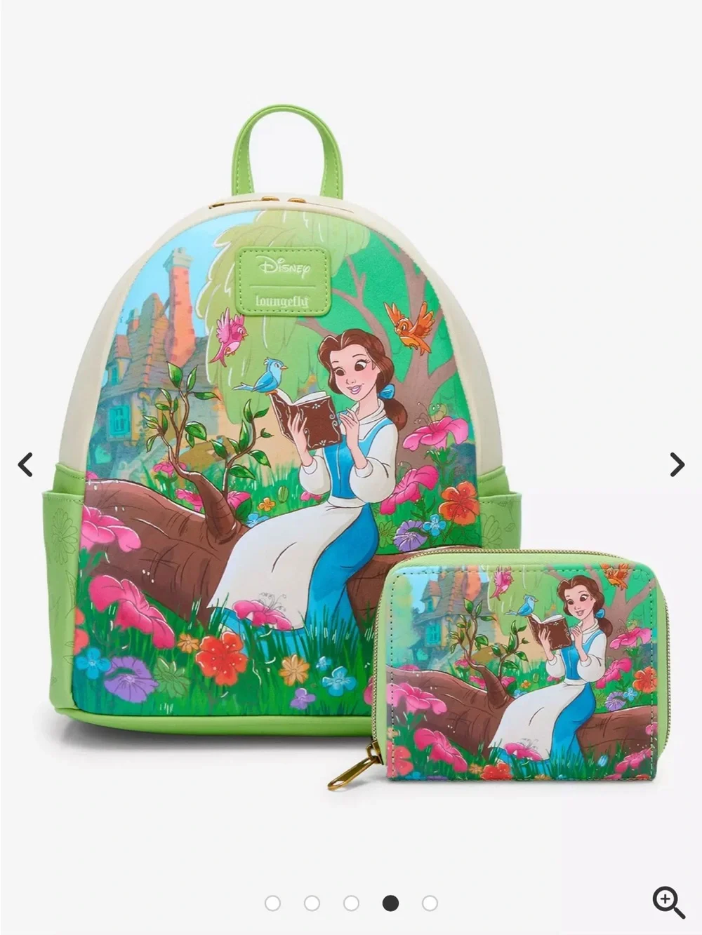 Loungefly Disney Beauty And The Beast Belle Reading Mini Backpack